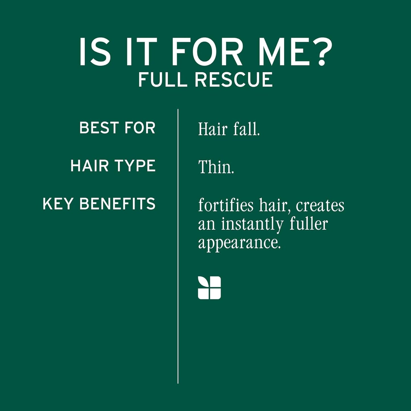 Product description of Biolage Full Rescue Conditioner 