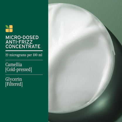 Biolage Smooth Proof Leave-In Cream for Frizzy Hair has a microdosed concentrate of camellia oil and glycerin