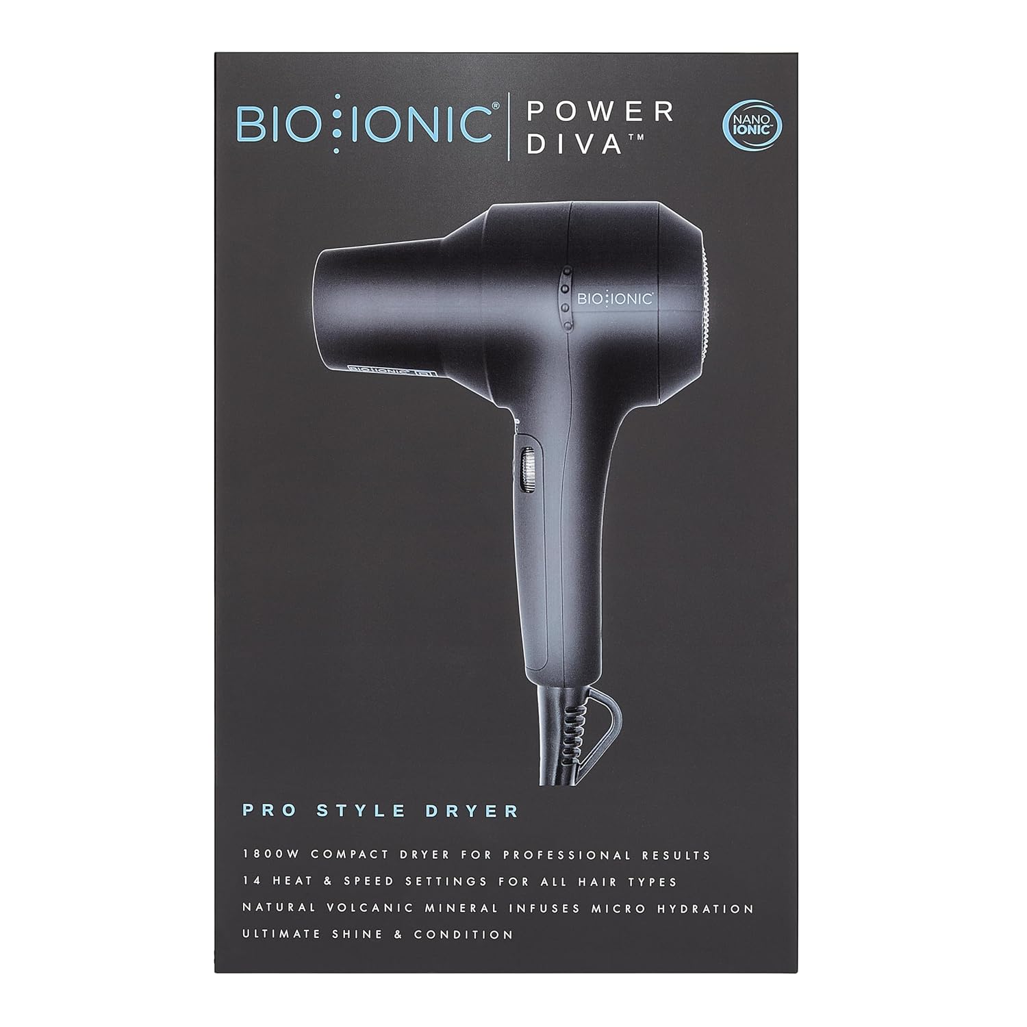 Bio Ionic PowerDiva Pro Speed Dryer in a box
