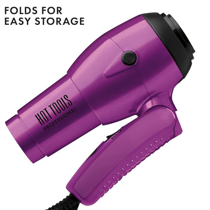 Hot Tools Ionic Travel Hair Dryer is foldable