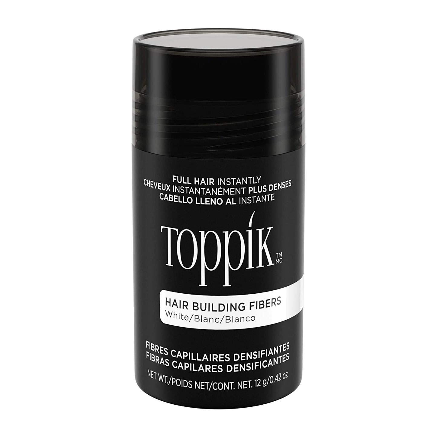 Toppik Hair Building Fibers White 12g/0.42oz.