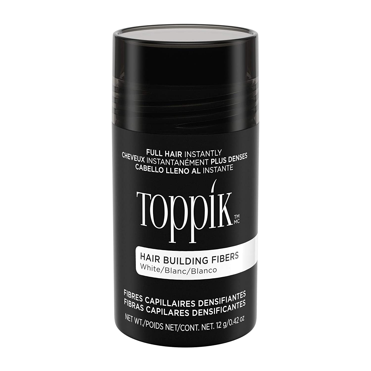 Toppik Hair Building Fibers White 12g/0.42oz.