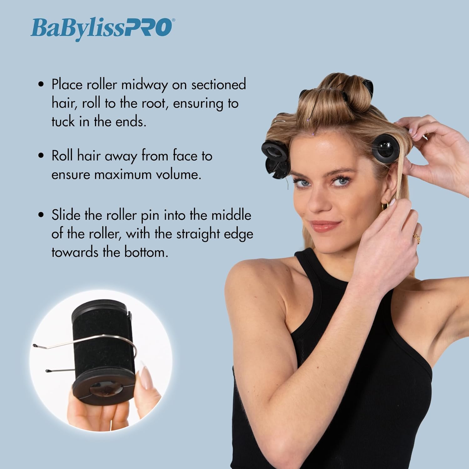 How to use BaBylissPRO Compact Standing Hot Rollers 