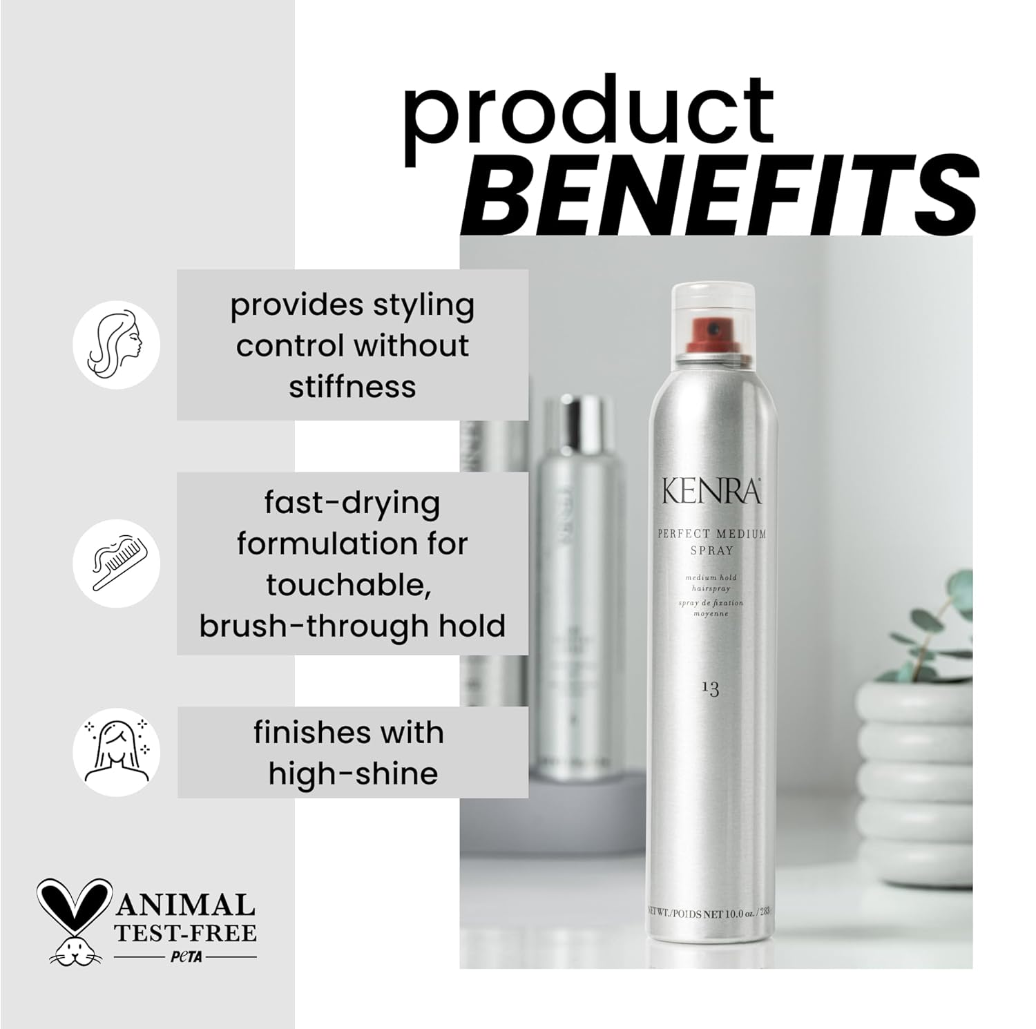 Kenra Perfect Medium Spray 13 product benefits