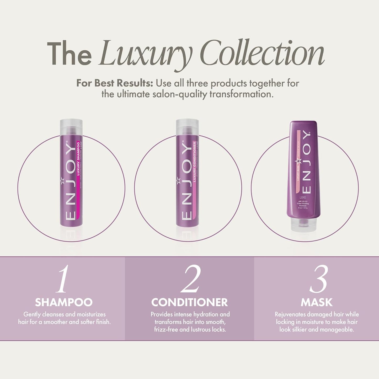 Enjoy Luxury Collection - Shampoo, Conditioner and Mask