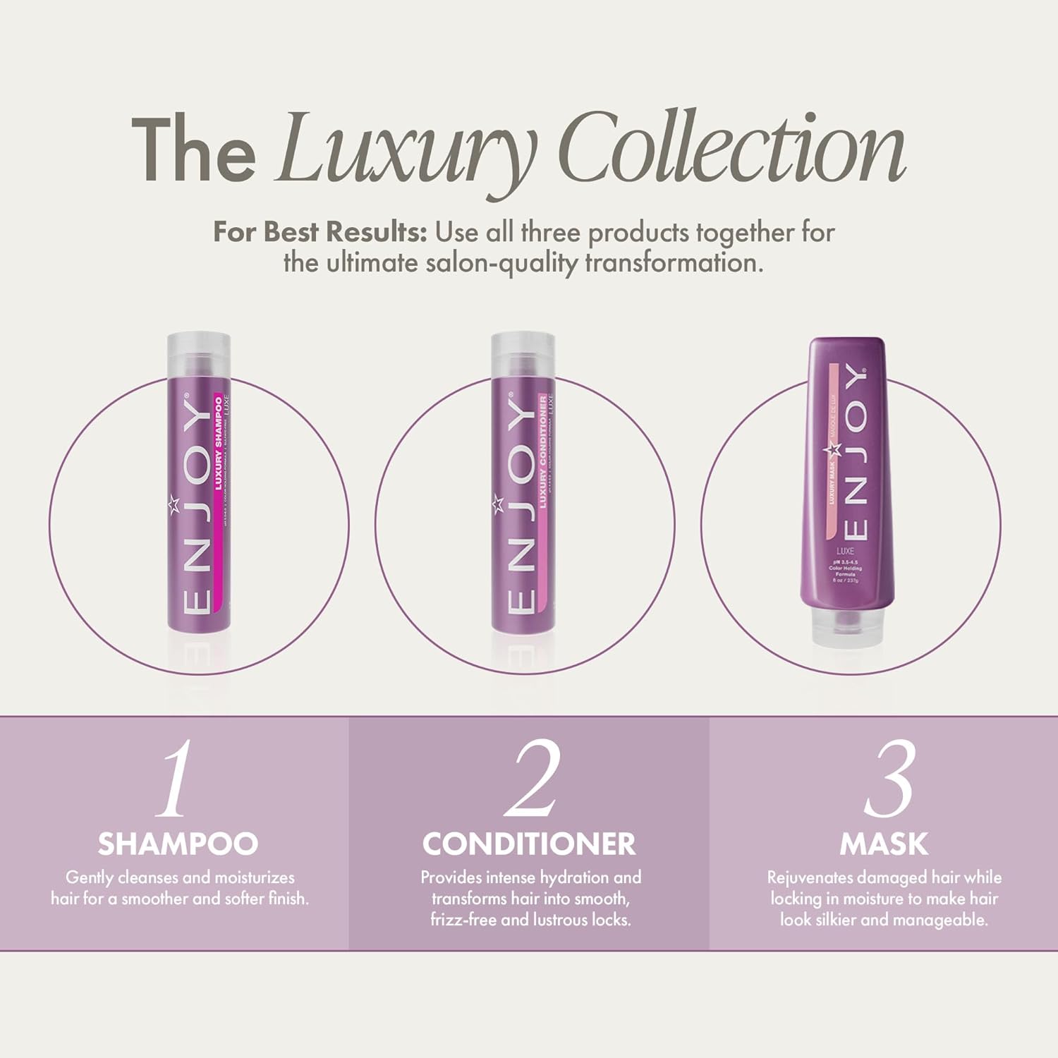 Enjoy Luxury Collection - Shampoo, Conditioner and Mask