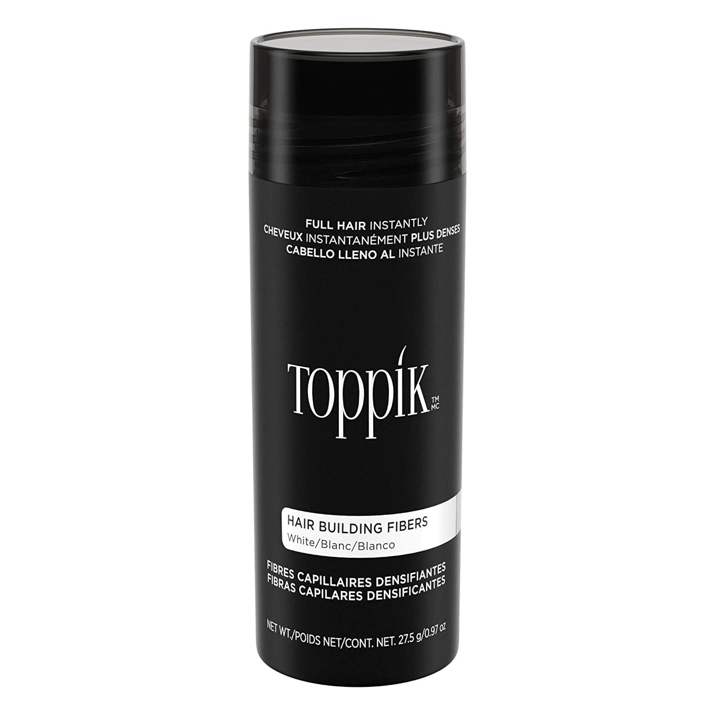 Toppik Hair Building Fibers White 27.5g/0.97oz.