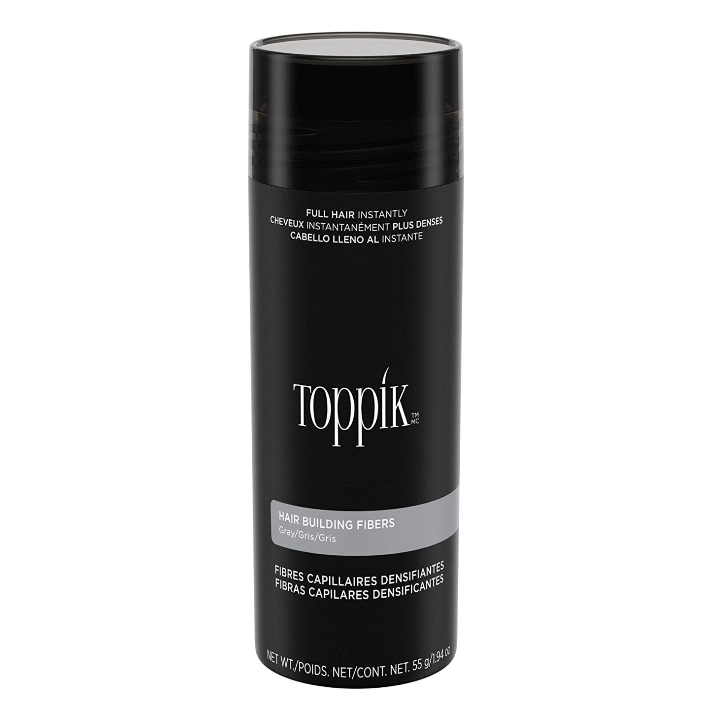 Toppik Hair Building Fibers Gray 55g/1.94oz.