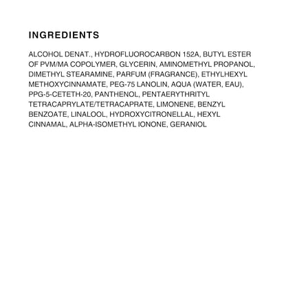 Kenra Perfect Medium Spray 13 ingredients