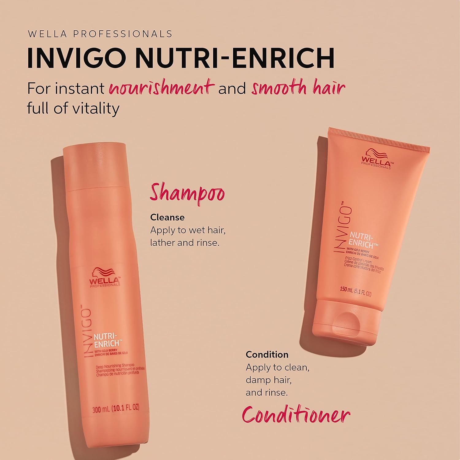 Wella Nutri Enrich Shampoo and Conditioner Benefits