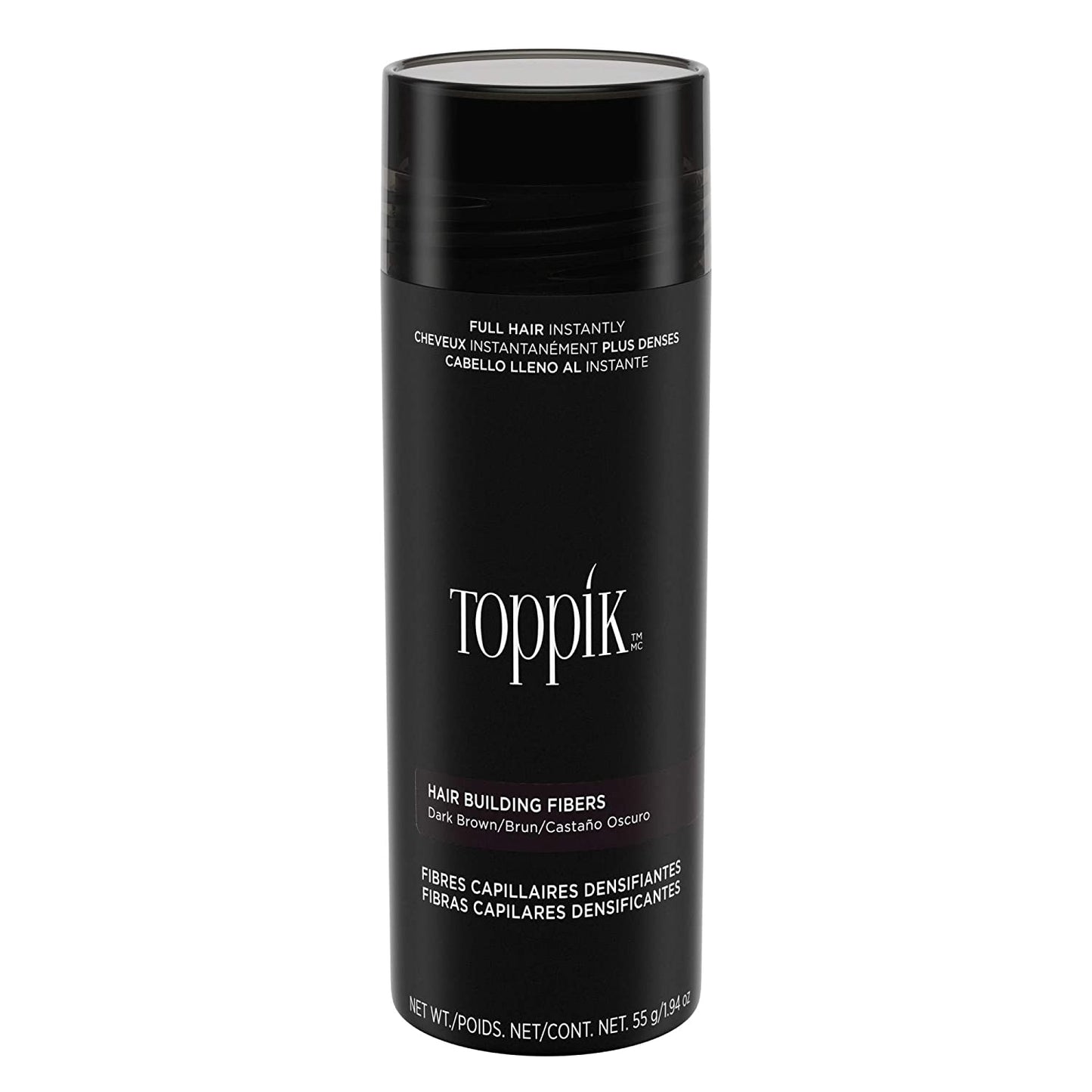 Toppik Hair Building Fibers Dark Brown 55g/1.94oz.