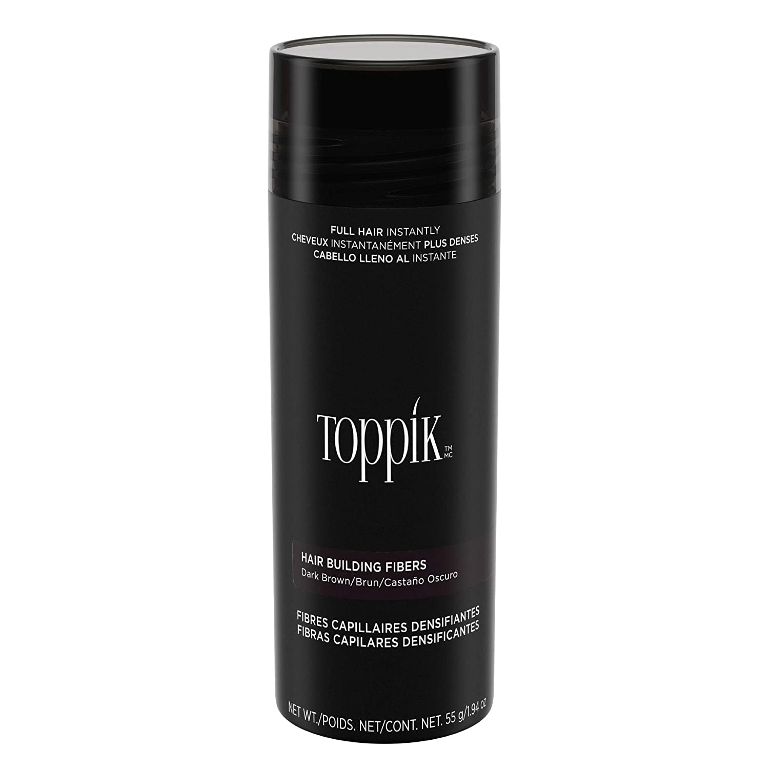 Toppik Hair Building Fibers Dark Brown 55g/1.94oz.