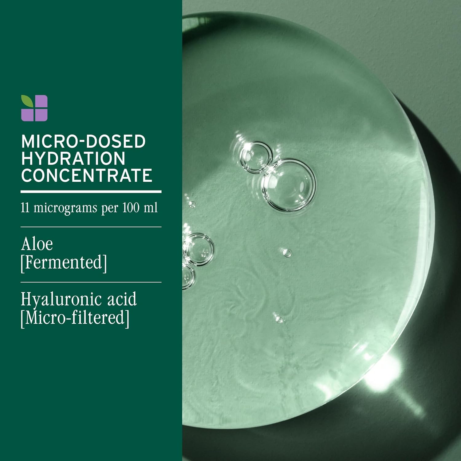 Biolage Hydra Source Detangling Solution has a microdosed concentrate of aloe and hyaluronic acid