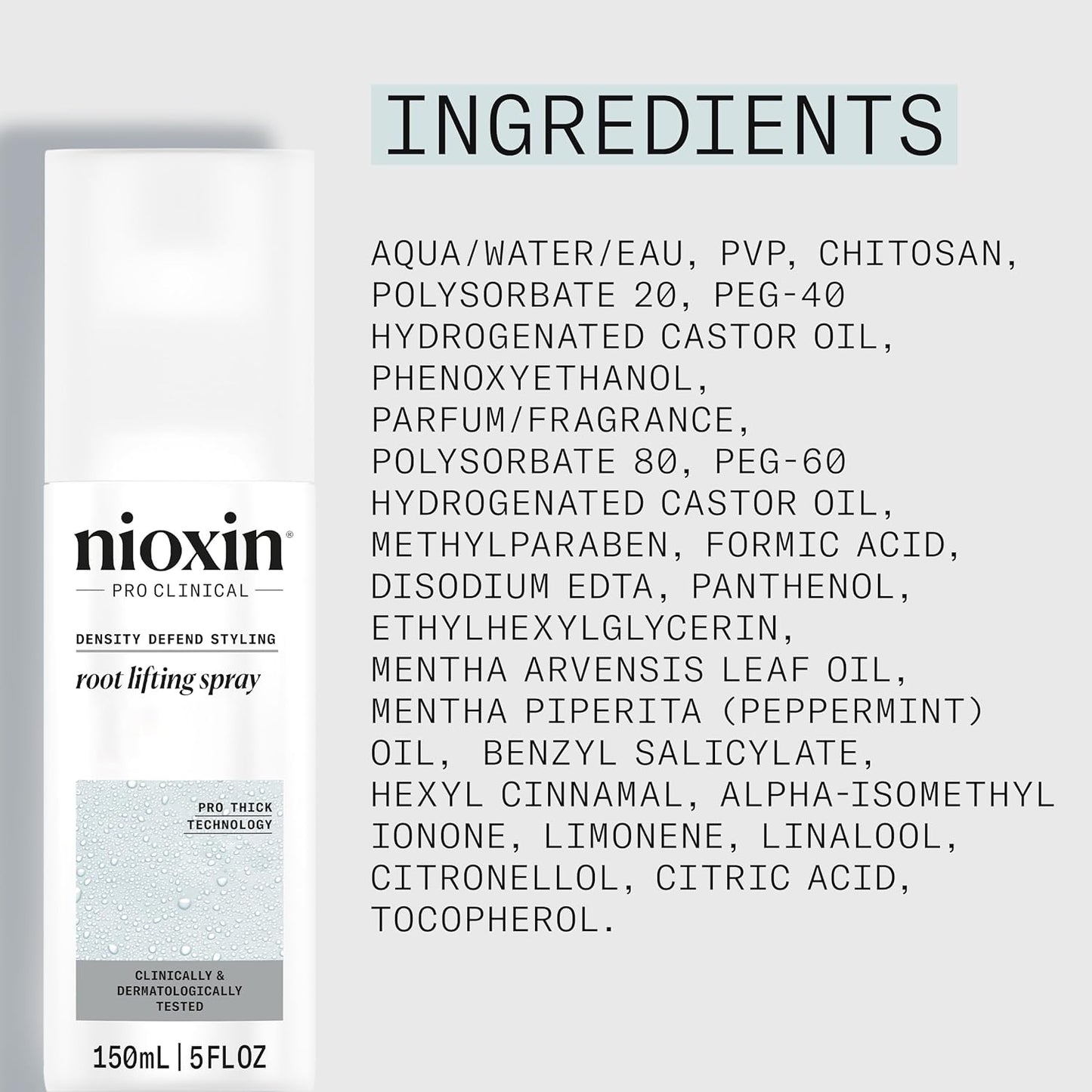 Ingredient List