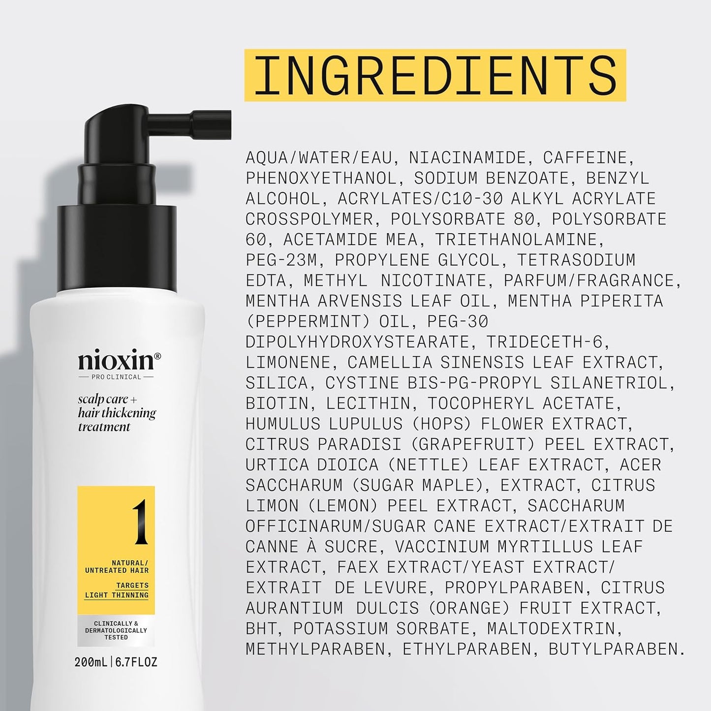 Ingredient List