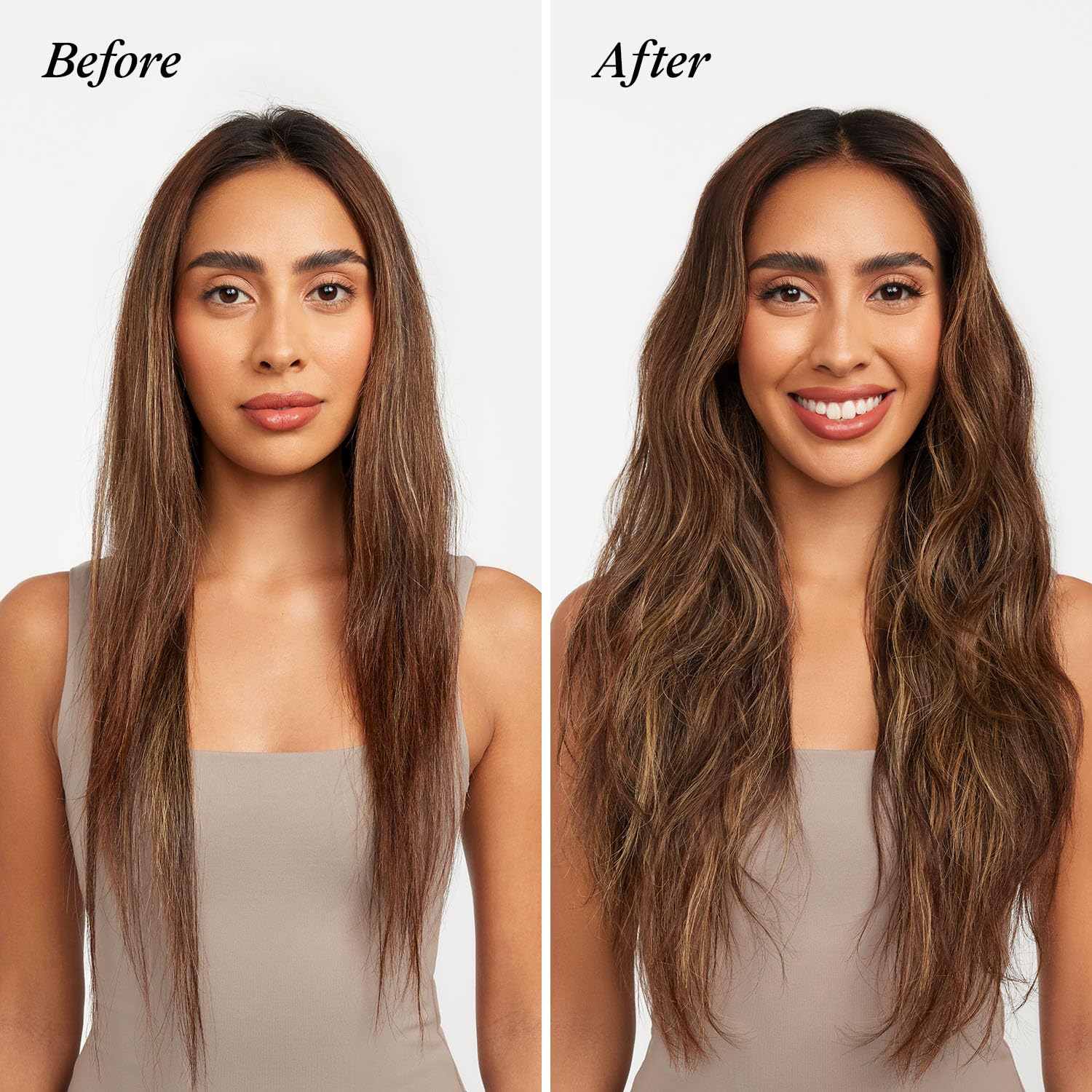 Unite Texturiza Texturizing Spray before and after