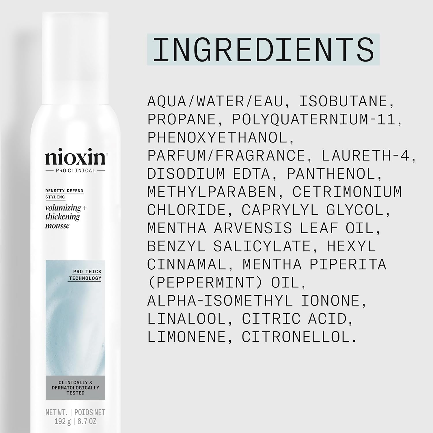Ingredient List