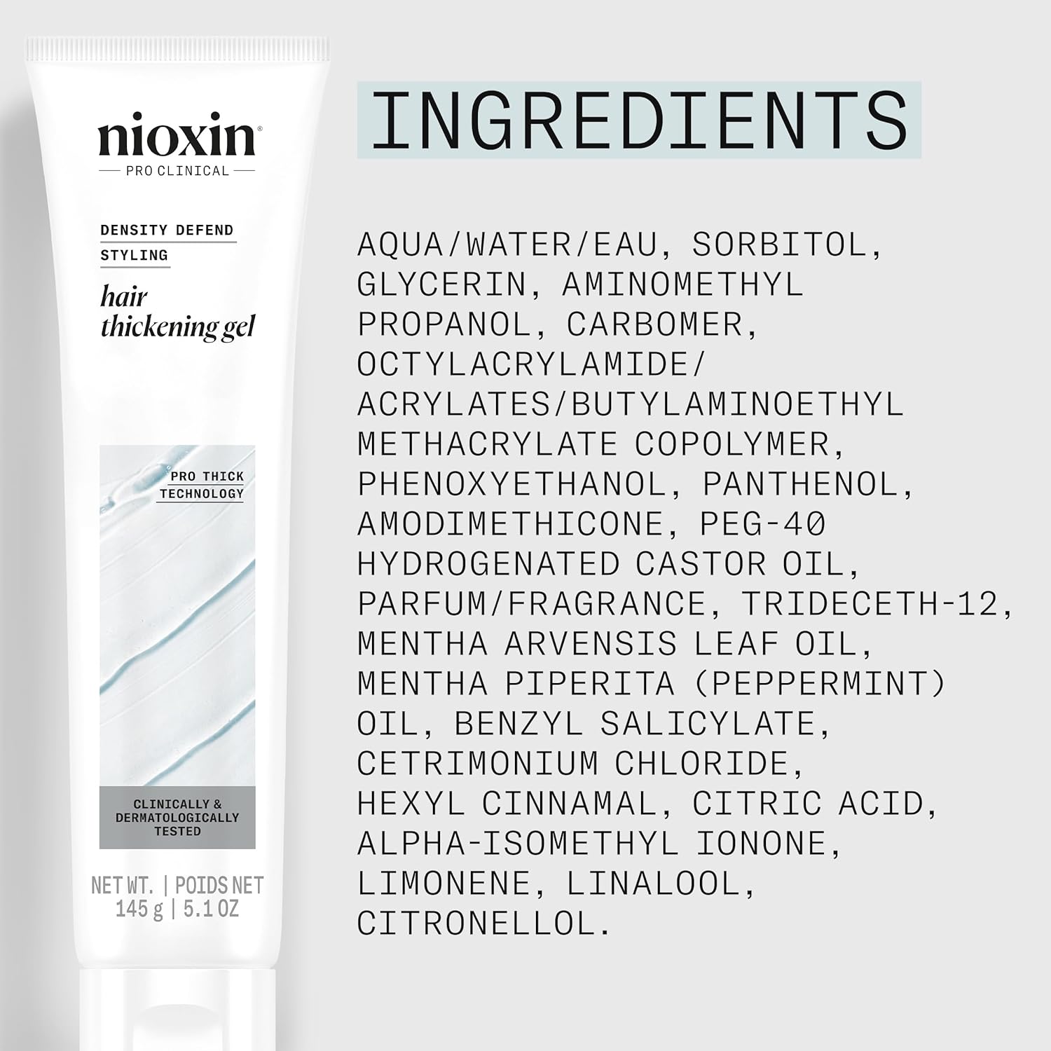 Ingredient List