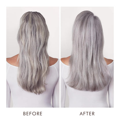 Before and After using Moroccanoil Blonde Perfecting Purple Conditioner Pt. 2