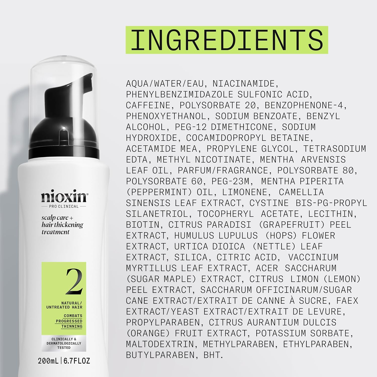Ingredient List