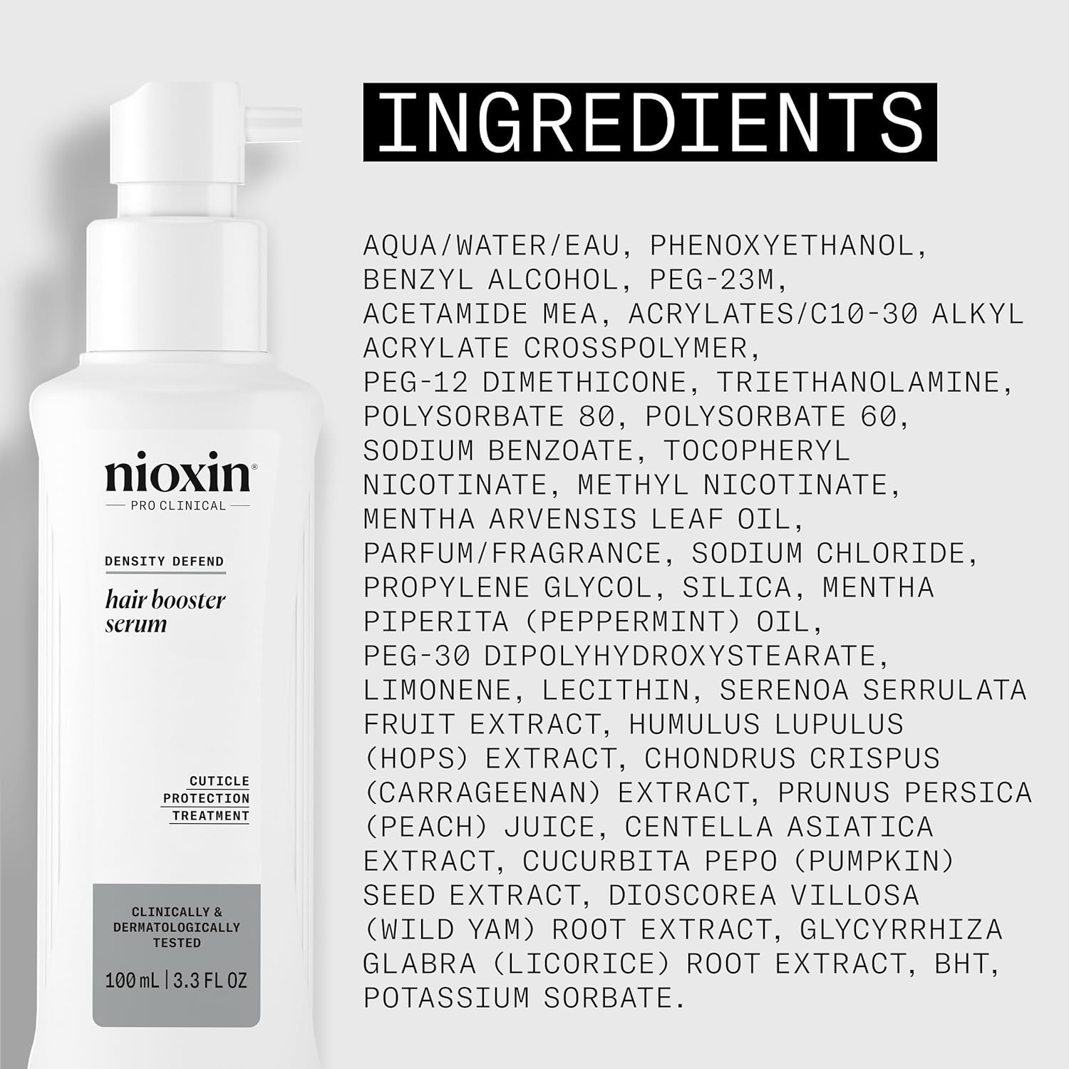 Ingredient List