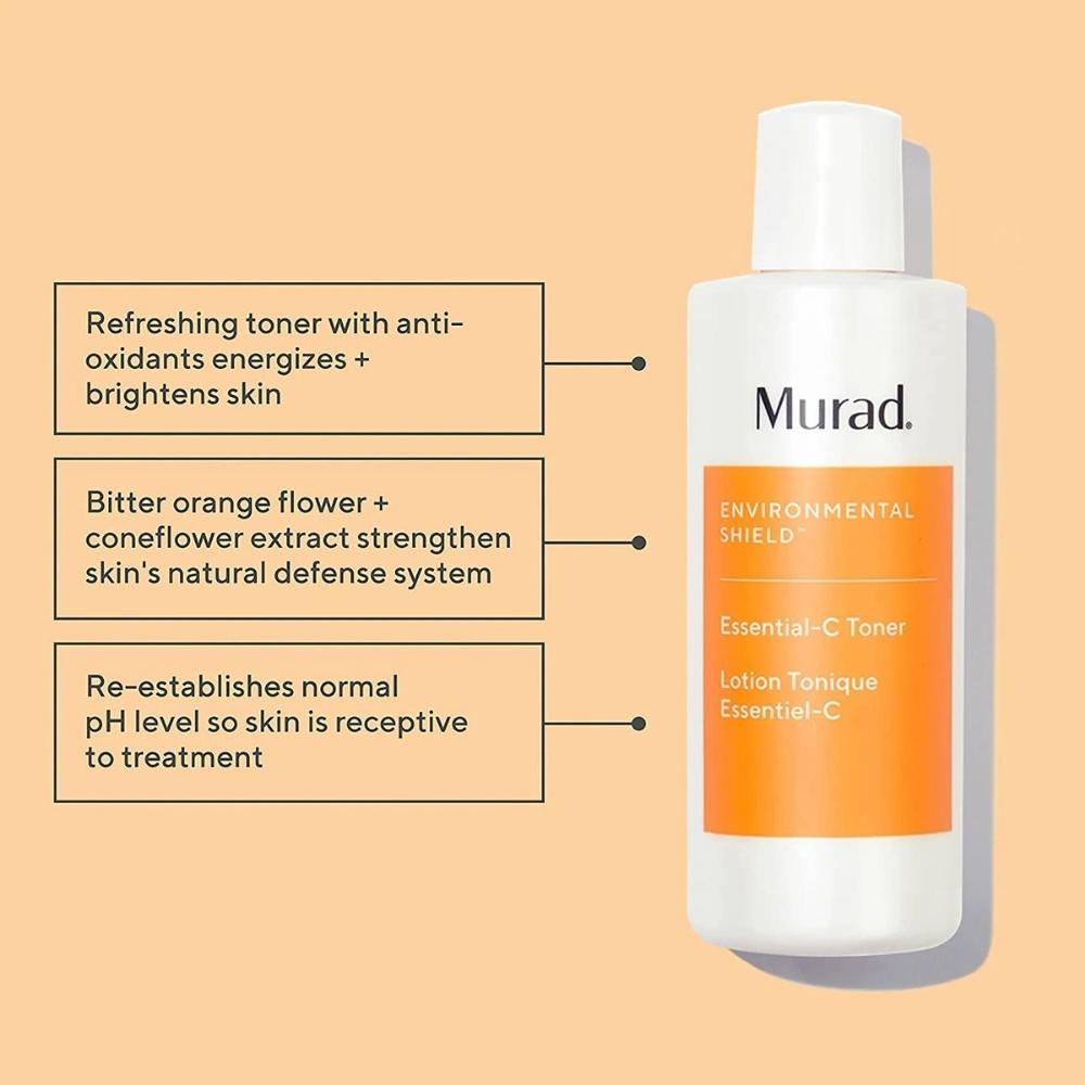 Refreshing toner with anti-oxidants energizes + brightens skin
