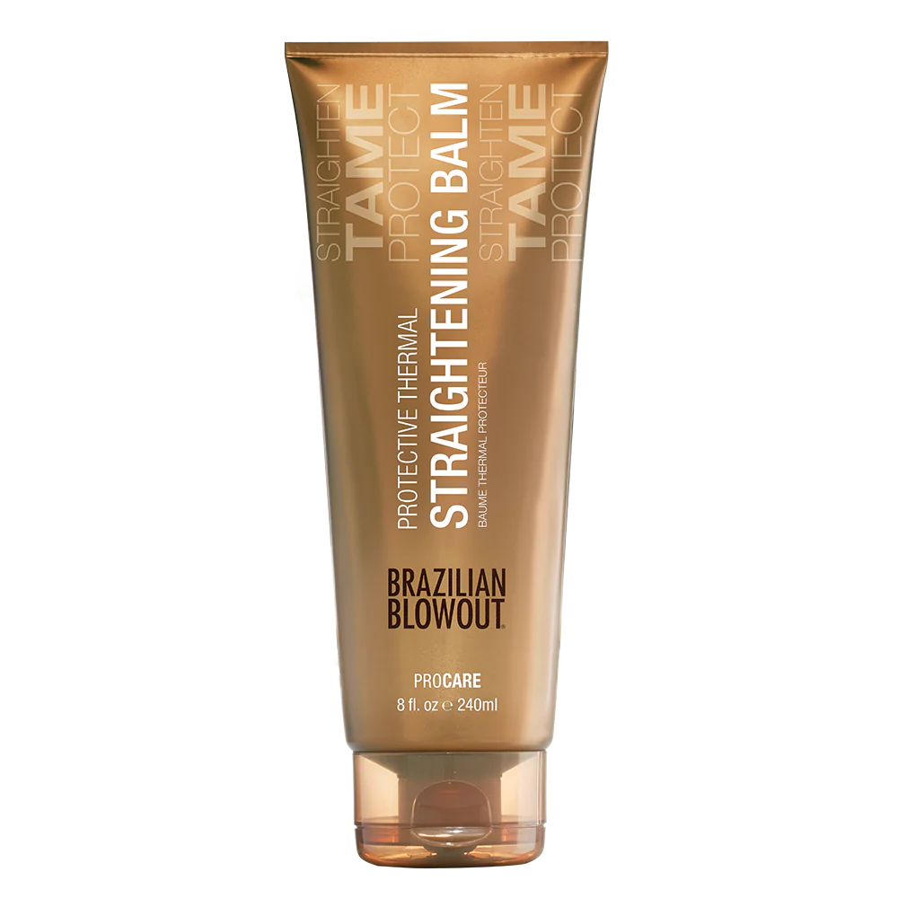 Brazilian Blowout Acai Protective Thermal Straightening Balm 8oz.