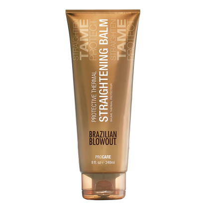Brazilian Blowout Acai Protective Thermal Straightening Balm 8oz.