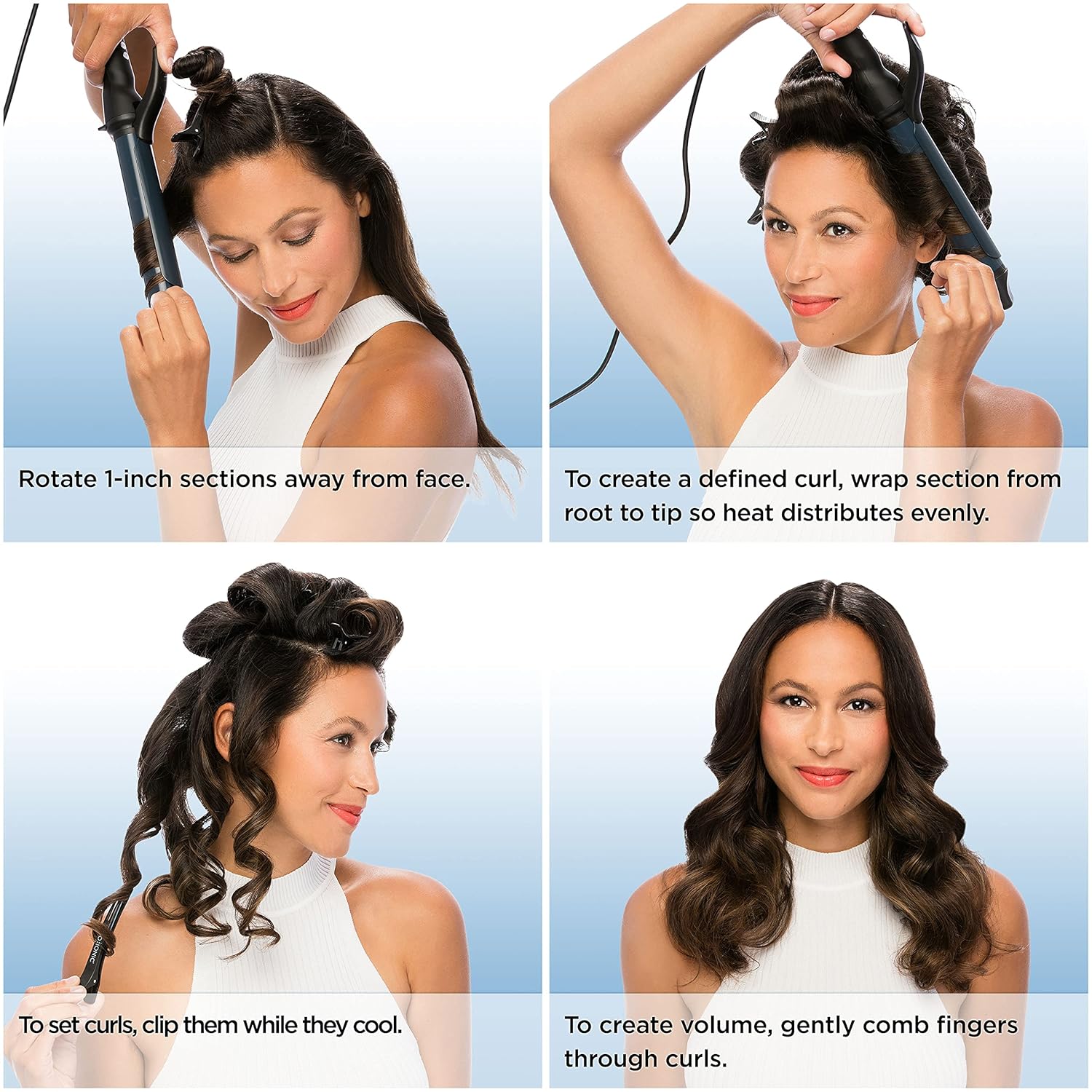 How to Use Bio Ionic Graphene MX Long Barrel Curling Iron 1.25”