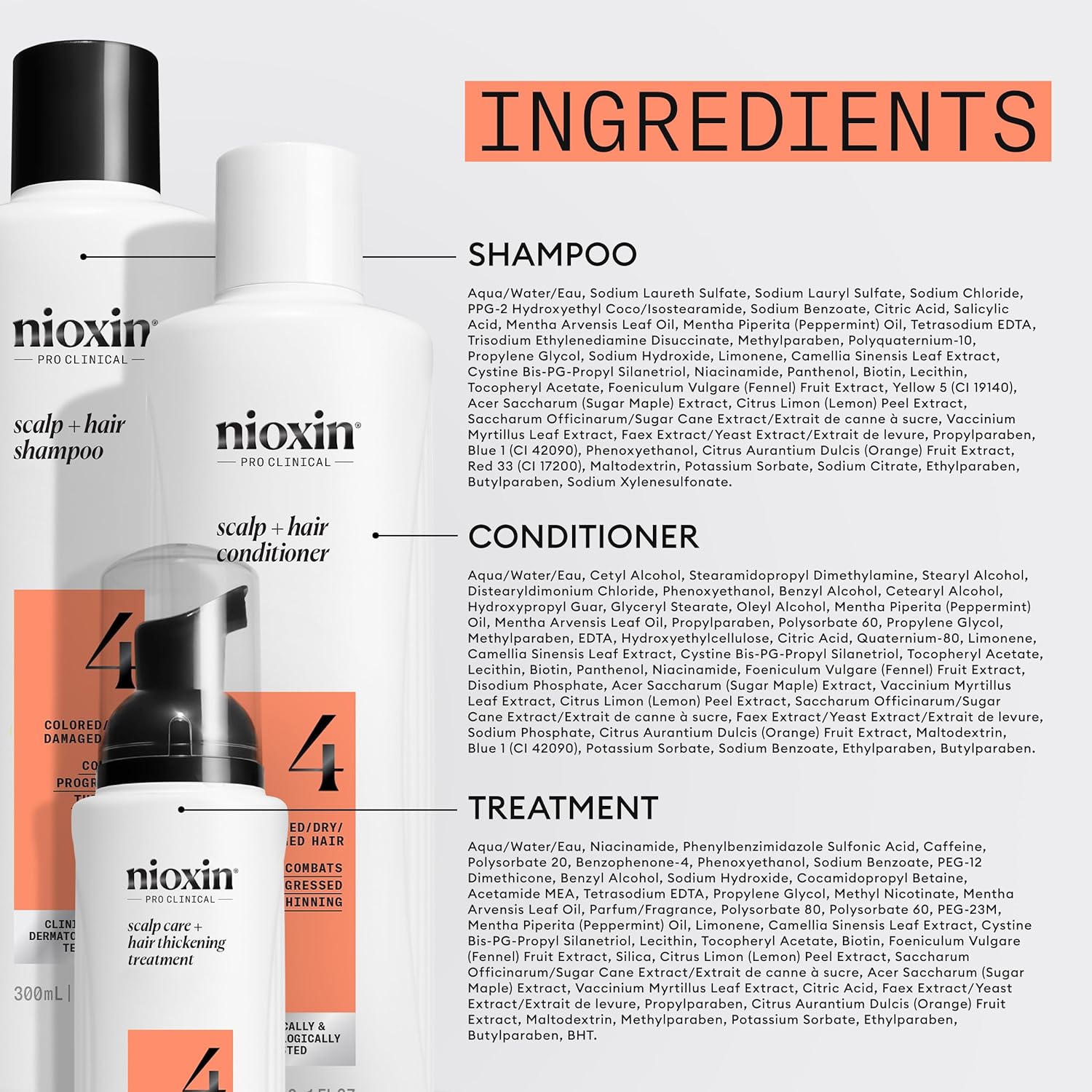 Ingredient List