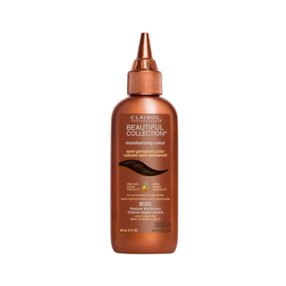 Clairol Professional Beautiful Collection Semi-Permanent Hair Color B12D Medium Ash Brown
