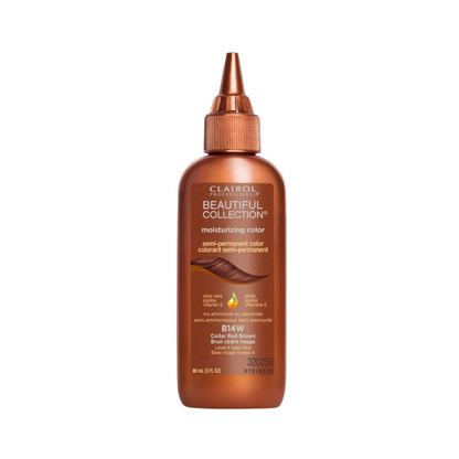 Clairol Professional Beautiful Collection Semi-Permanent Hair Color B14W Cedar Red Brown