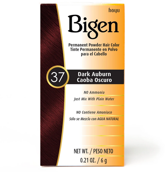 Bigen Permanent Powder Hair Color #37 Dark Auburn