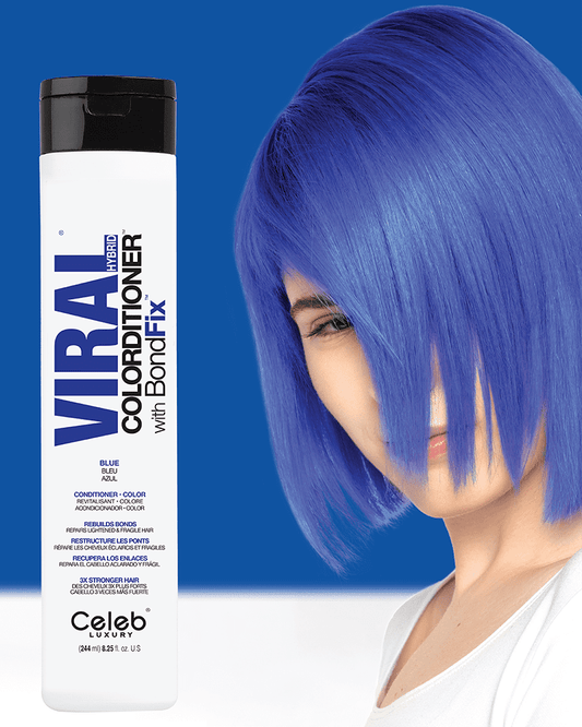 Celeb Luxury Viral Colorditioner Vivid Blue 8.25oz.