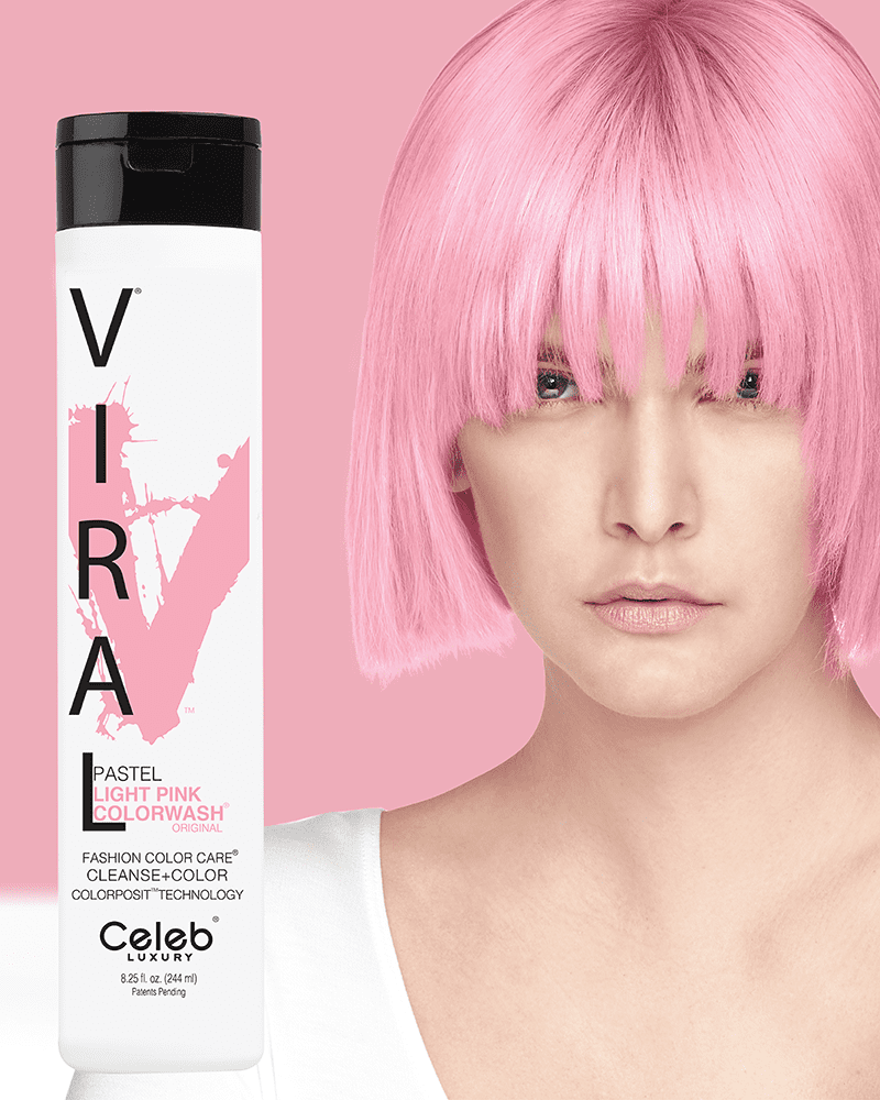 Celeb Luxury Viral Colorwash Pastel Light Pink 8.25oz.