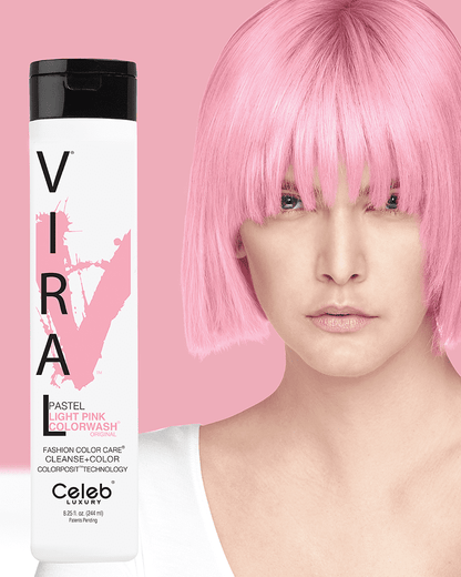 Celeb Luxury Viral Colorwash Pastel Light Pink 8.25oz.