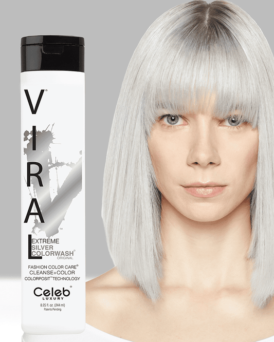 Celeb Luxury Viral Colorwash Pastel Silver 8.25oz.