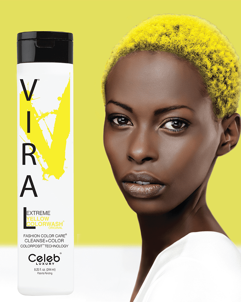 Celeb Luxury Viral Colorwash Vivid Yellow 8.25oz.