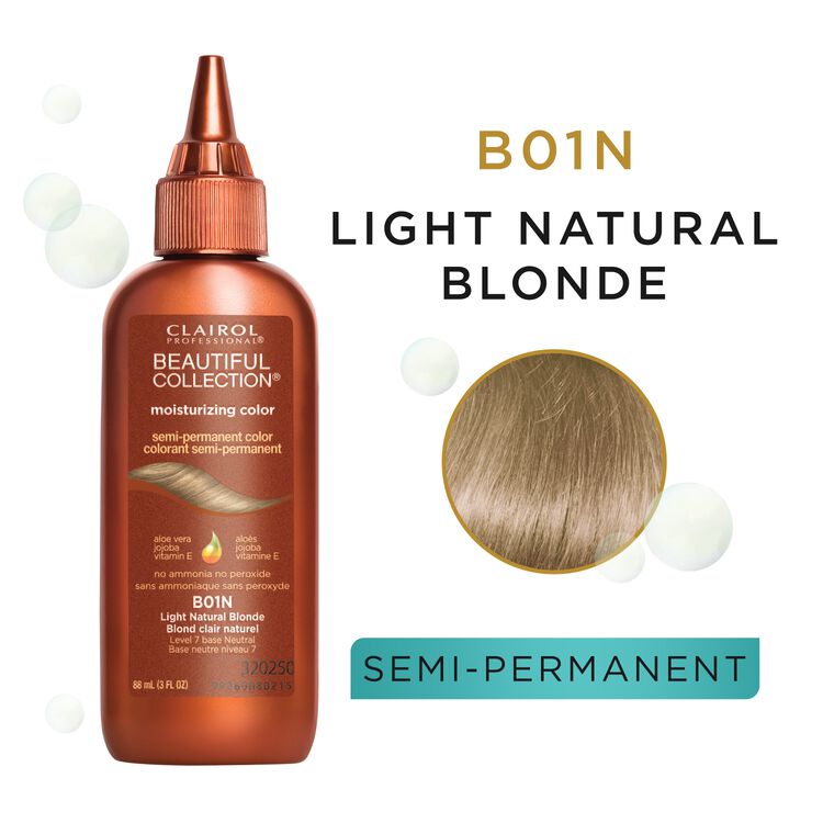 Clairol Professional Beautiful Collection Semi-Permanent Hair Color B01N Light Natural Blonde