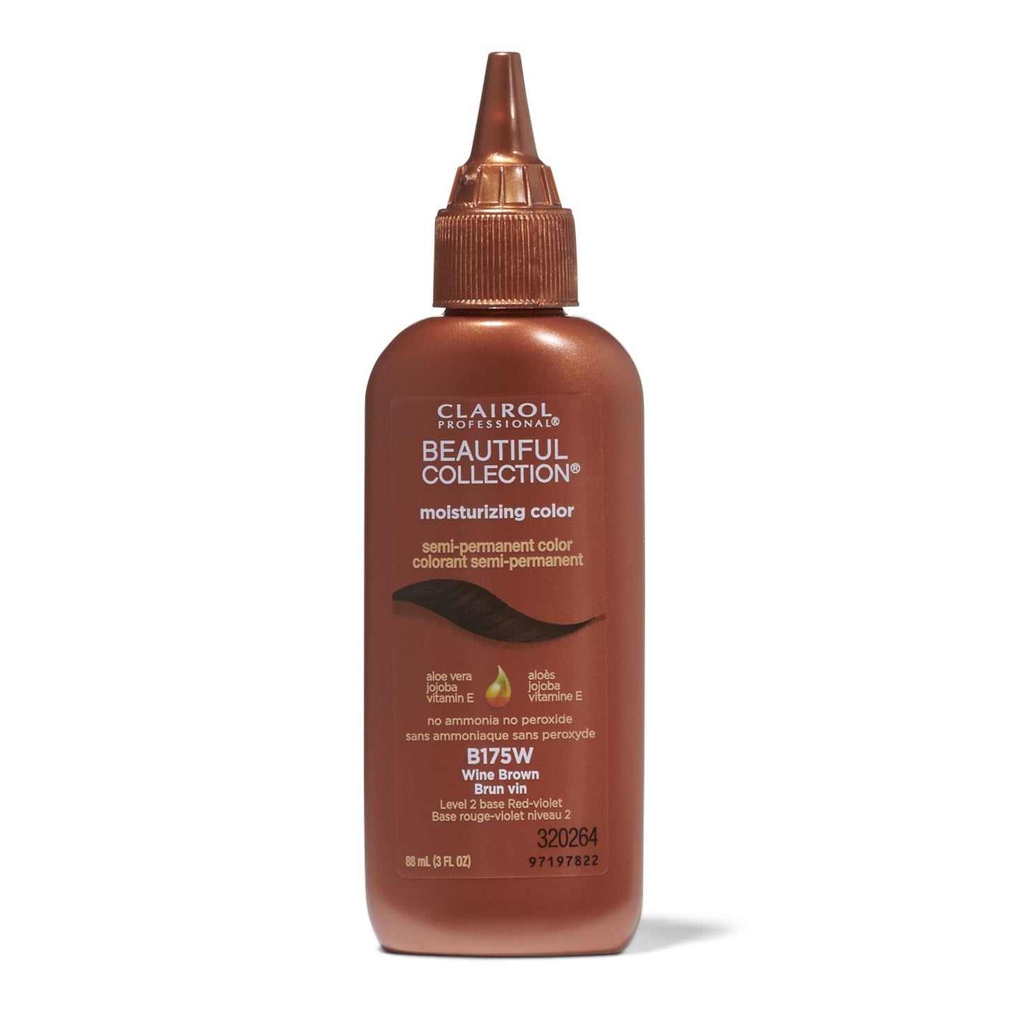 Clairol Professional Beautiful Collection Semi-Permanent Hair Color B175W Wine Brown