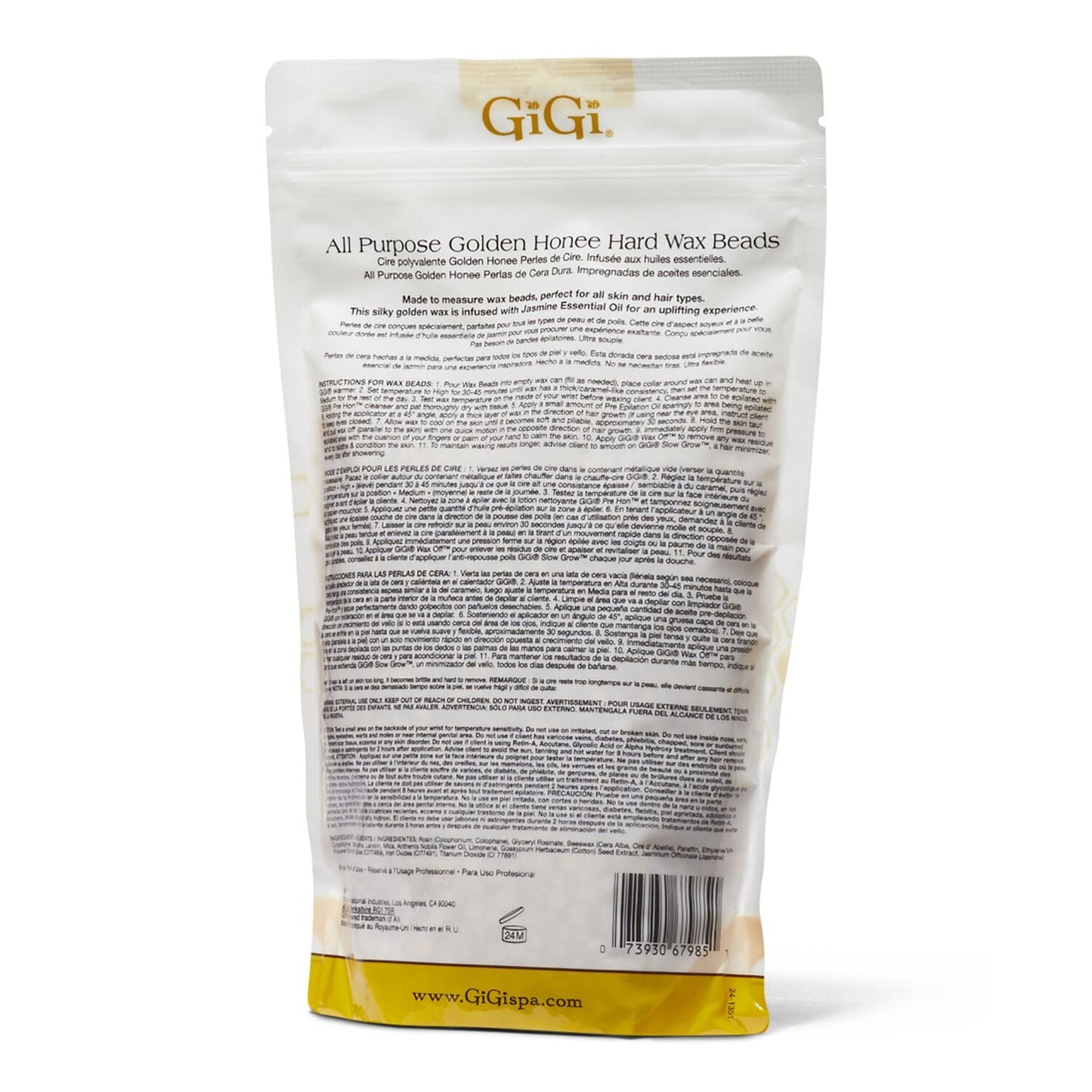 GiGi All Purpose Golden Honee Hard Wax Beads