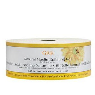 GiGi Natural Muslin Epilating Roll 100 yards