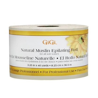 GiGi Natural Muslin Epilating Roll 40 yards