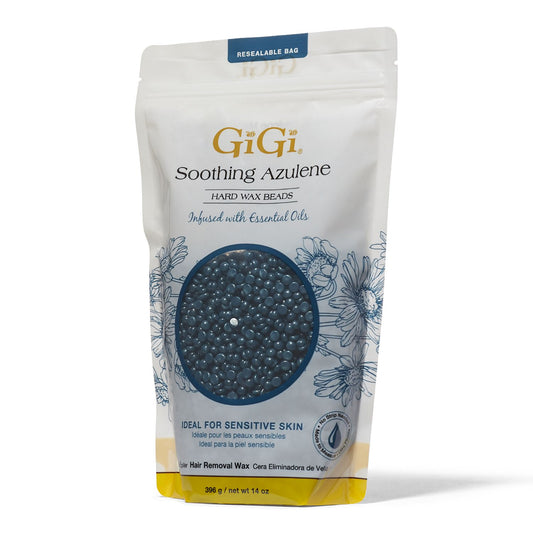 GiGi Soothing Azulene Hard Wax Beads 14oz.