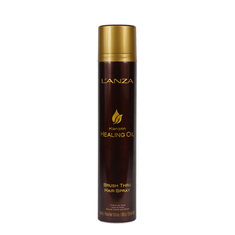 L'ANZA Keratin Healing Oil Brush Thru Hair Spray 10oz