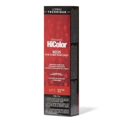 L'Oreal Excellence HiColor - Reds for Dark Hair Only 1.74 oz. H11 Intense Red