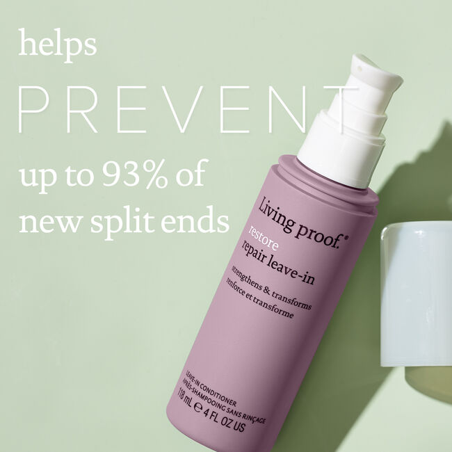 Living Proof Restore Repair Leave-In helps prevent split ends