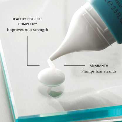 Living Proof Scalp Care Revitalizing Treatment improves root strength and plumps hair strands