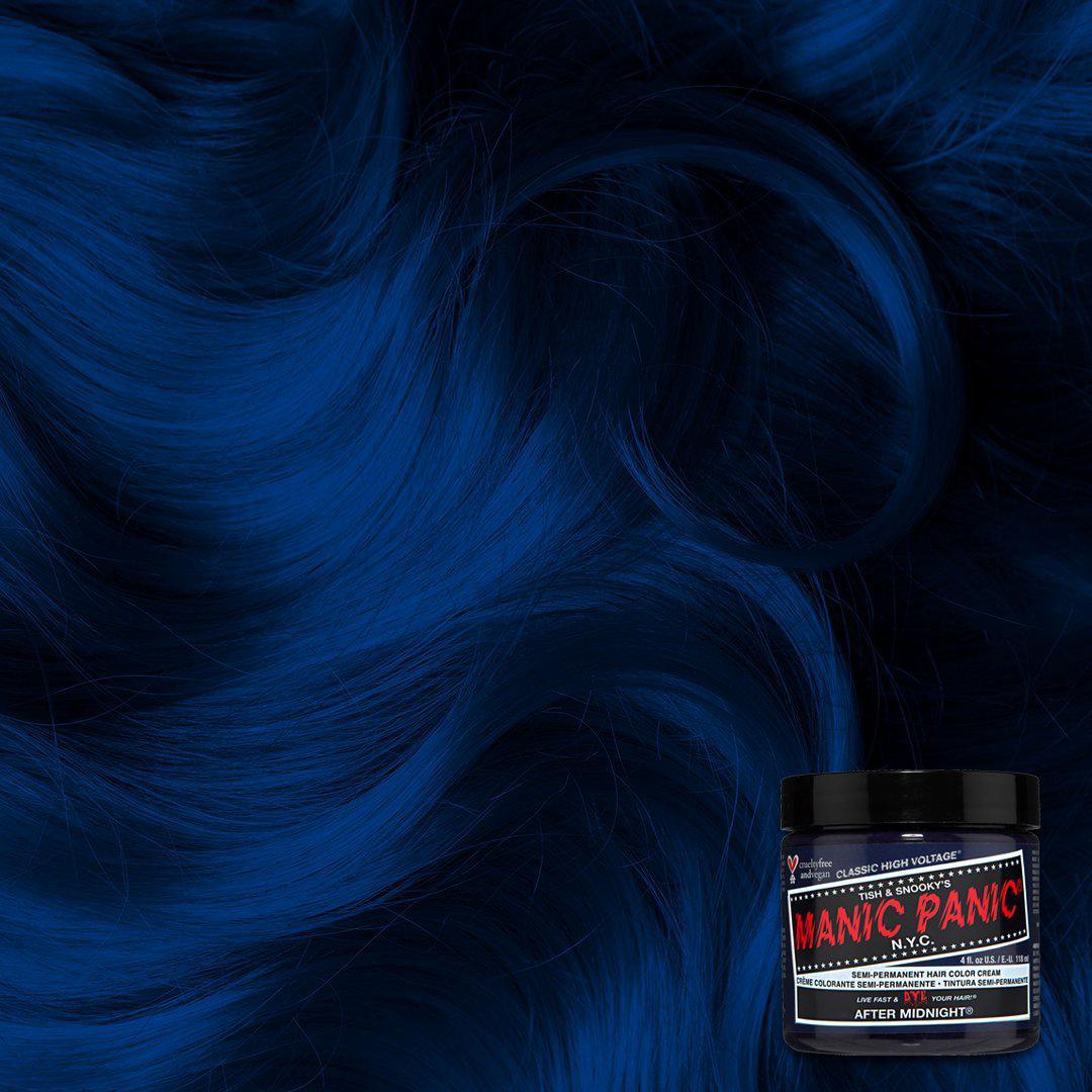 Manic Panic Semi Permanent Hair Color 4oz. After Modnight