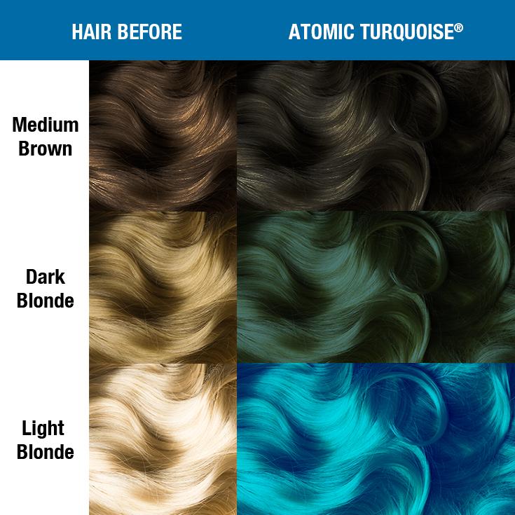 Manic Panic Semi Permanent Hair Color 4oz. Atomic Turquoise